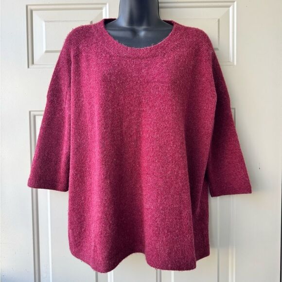 PERUVIAN CONNECTION Women's Burgundy Sweater Sz XS/S - Picture 1 of 14